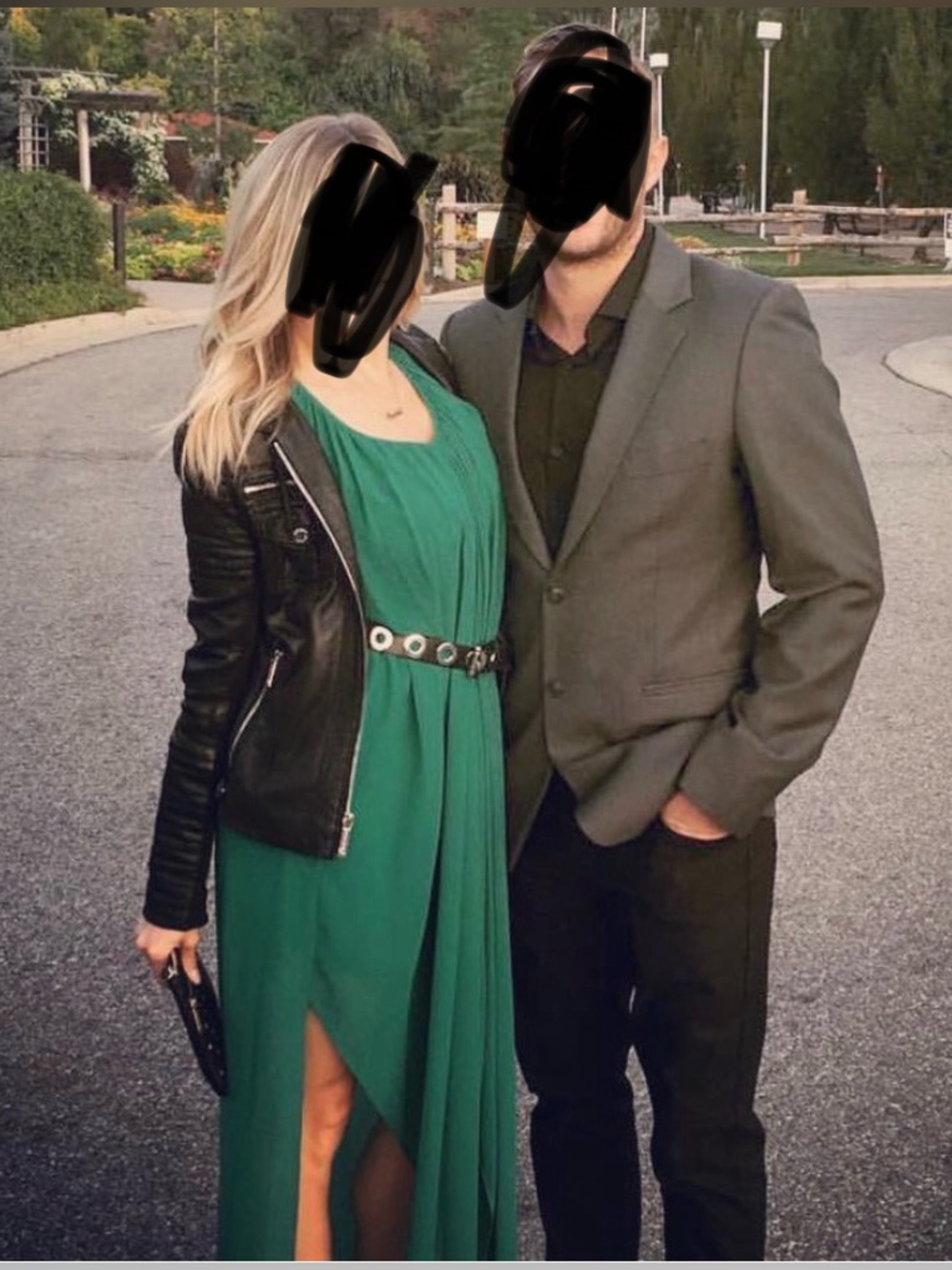 Michael Kors Green scarf dress